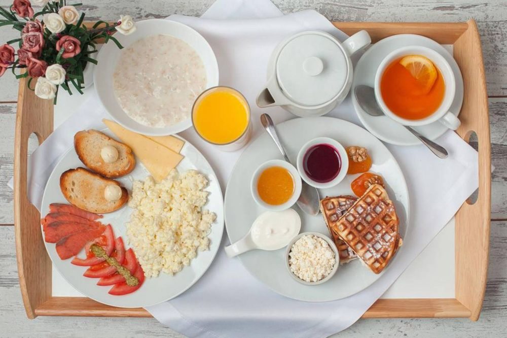 Politely lent breakfast early morning pic