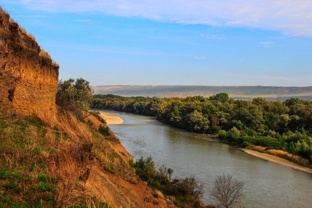 Вид на реку Кубань