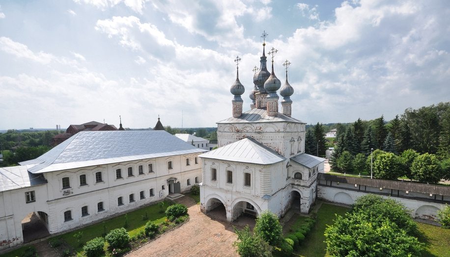 Вид с колокольни в Кремле Юрьев-Польского