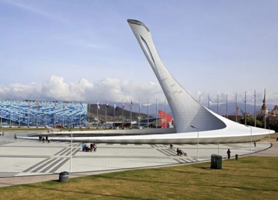 Чаша Олимпийского огня, Ледовый дворец 'Айсберг', Сочи
