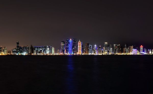 Доха ночью