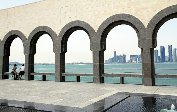 Вид на Доху