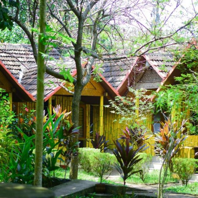 Вилла Savitri Inn Bamboo Cottage - A Wandertrails Stay, Варкала