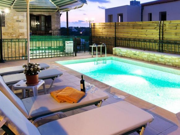 Villa with 3 bedrooms in Rethymno with private pool furnished terrace and WiFi 2 km from the beach, Астерион