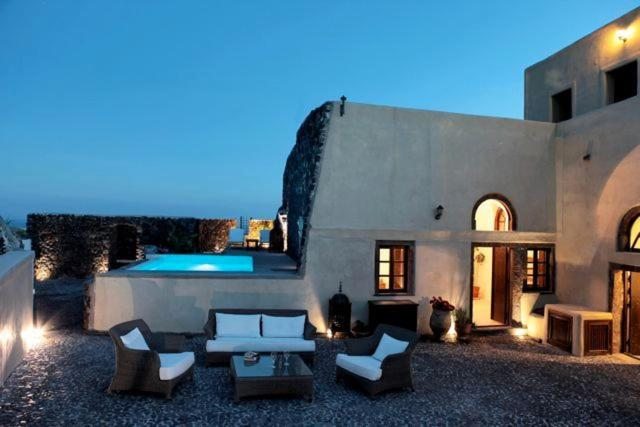 Super Luxury Santorini Villa Mansion Kyani Private Pool 3 BDR Megalochori, Мегалохорион