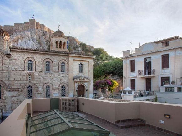 Tripodon Plaka In the shade of Acropolis by GHH