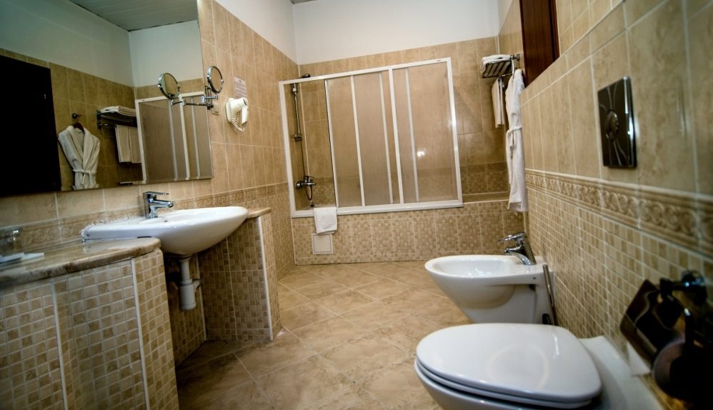 Ванная комната в номере гостиницы Шаляпин Палас Отель 4*, Казань