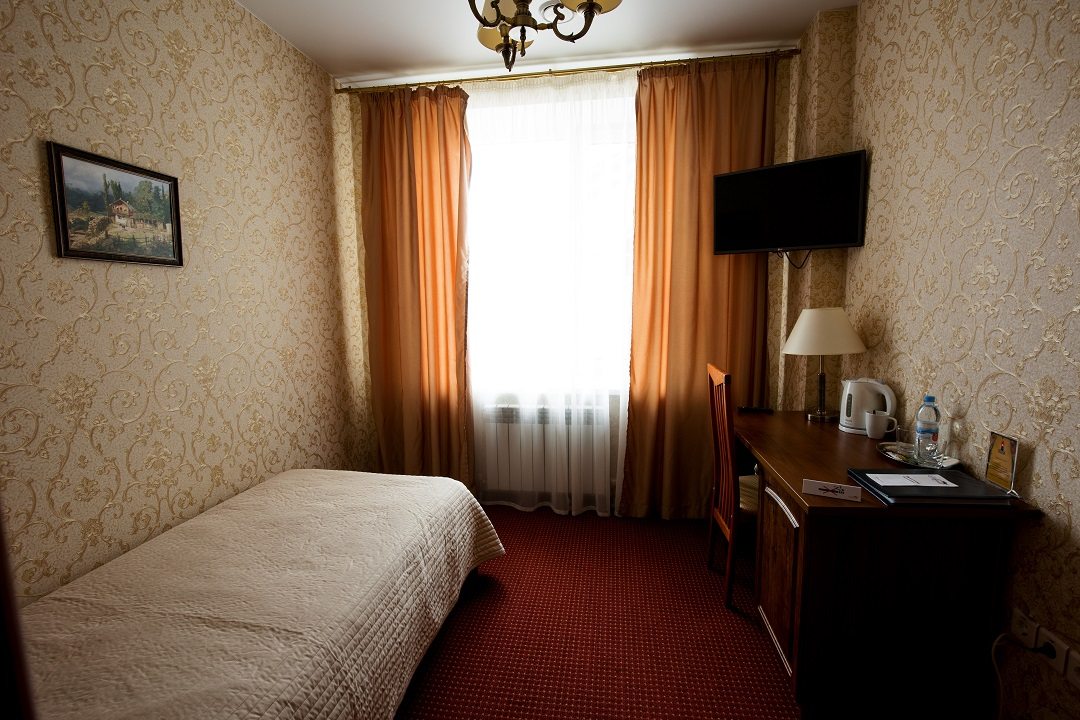 Одноместный (Стандартный номер) гостиницы Лермонтов Отель, Омск