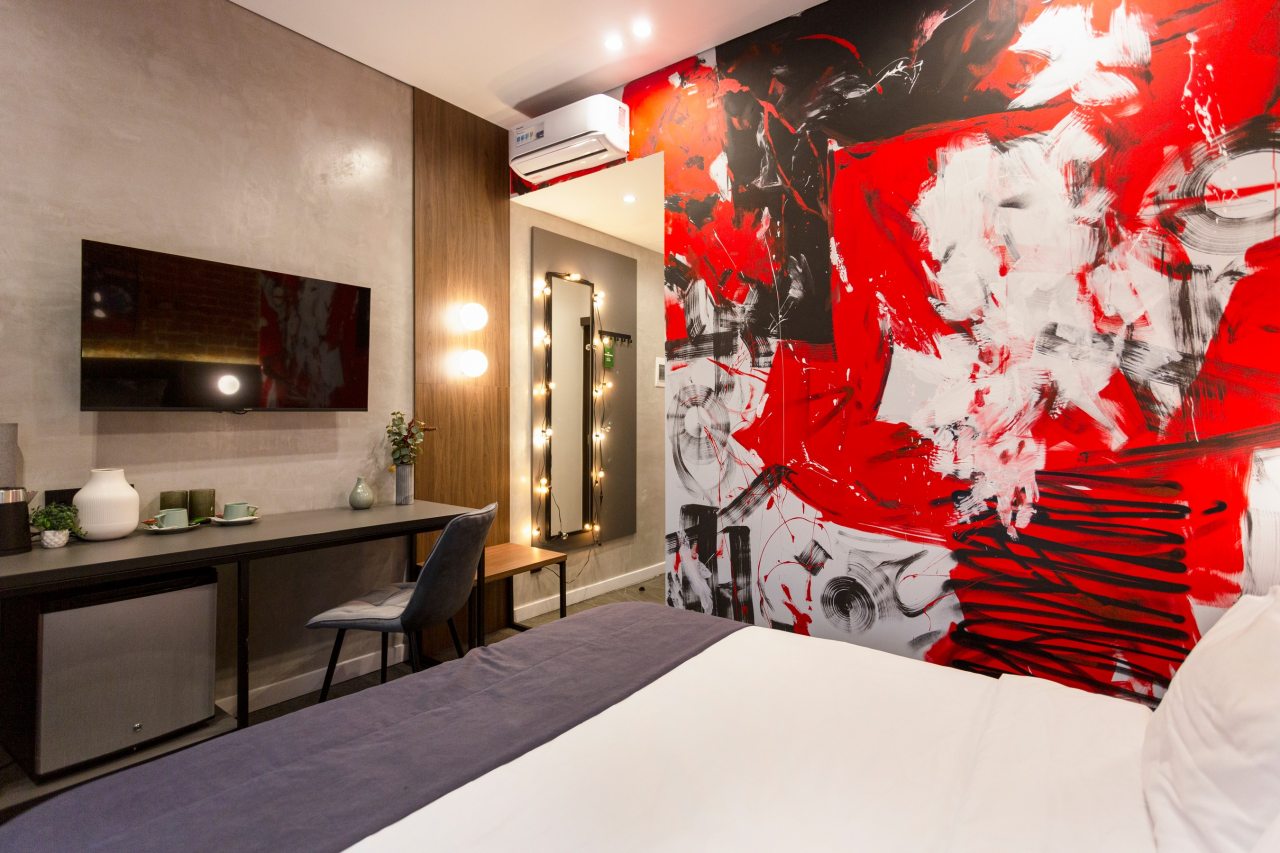 Люкс (LOFT с двуспальной кроватью), Отель Seven Hills на Трубной