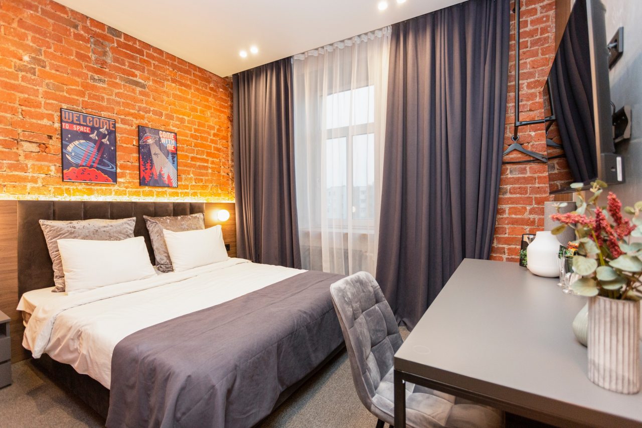 Люкс (LOFT с двуспальной кроватью), Отель Seven Hills на Трубной