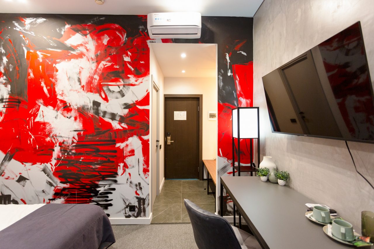 Люкс (LOFT с двуспальной кроватью), Отель Seven Hills на Трубной