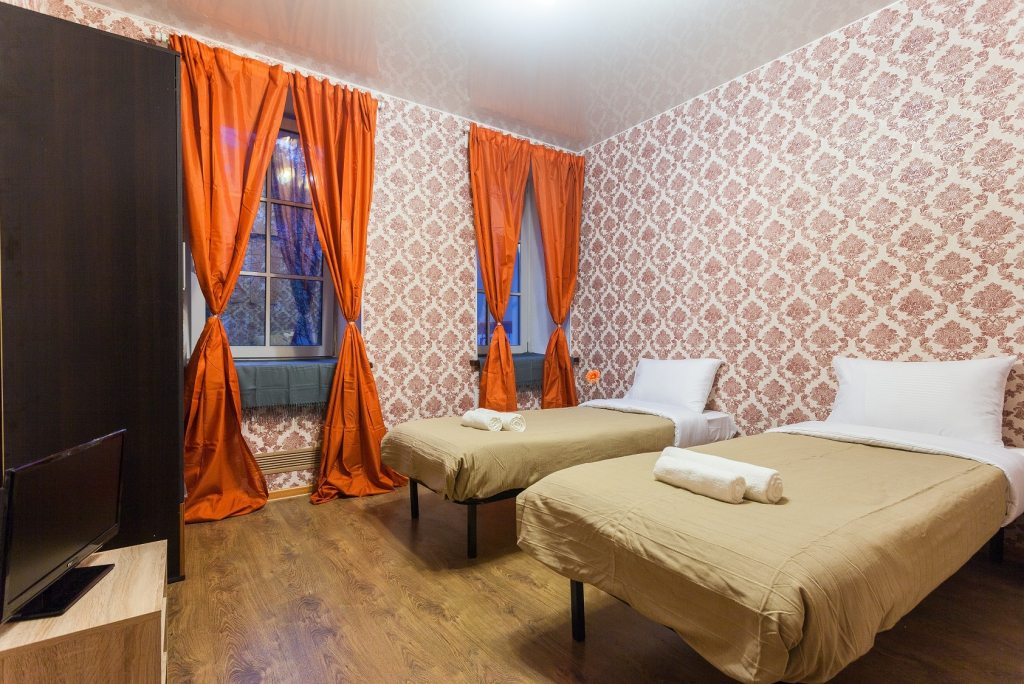 Двухместный (Комфорт с двумя раздельными кроватями) гостиницы Комфитель Маяковский, Санкт-Петербург