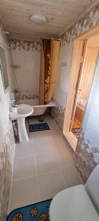 Трехместный (Трехместный номер с собственной ванной комнатой) гостевого дома Ёлочка, Листвянка