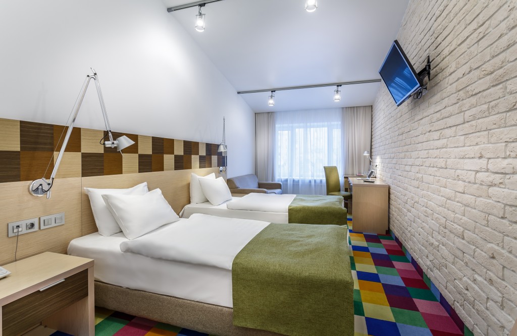 De Luxe (С двумя отдельными кроватями) гостиницы Спектр Таганская, Москва