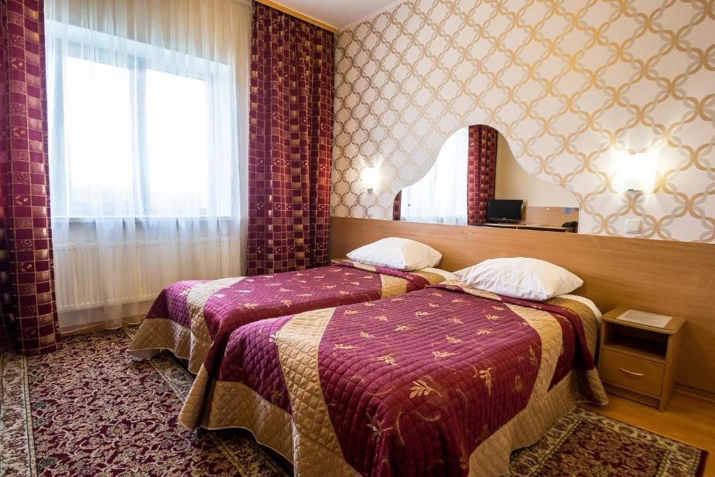 Номер (Односпальная кровать в общем номере) отеля Елки, Калуга