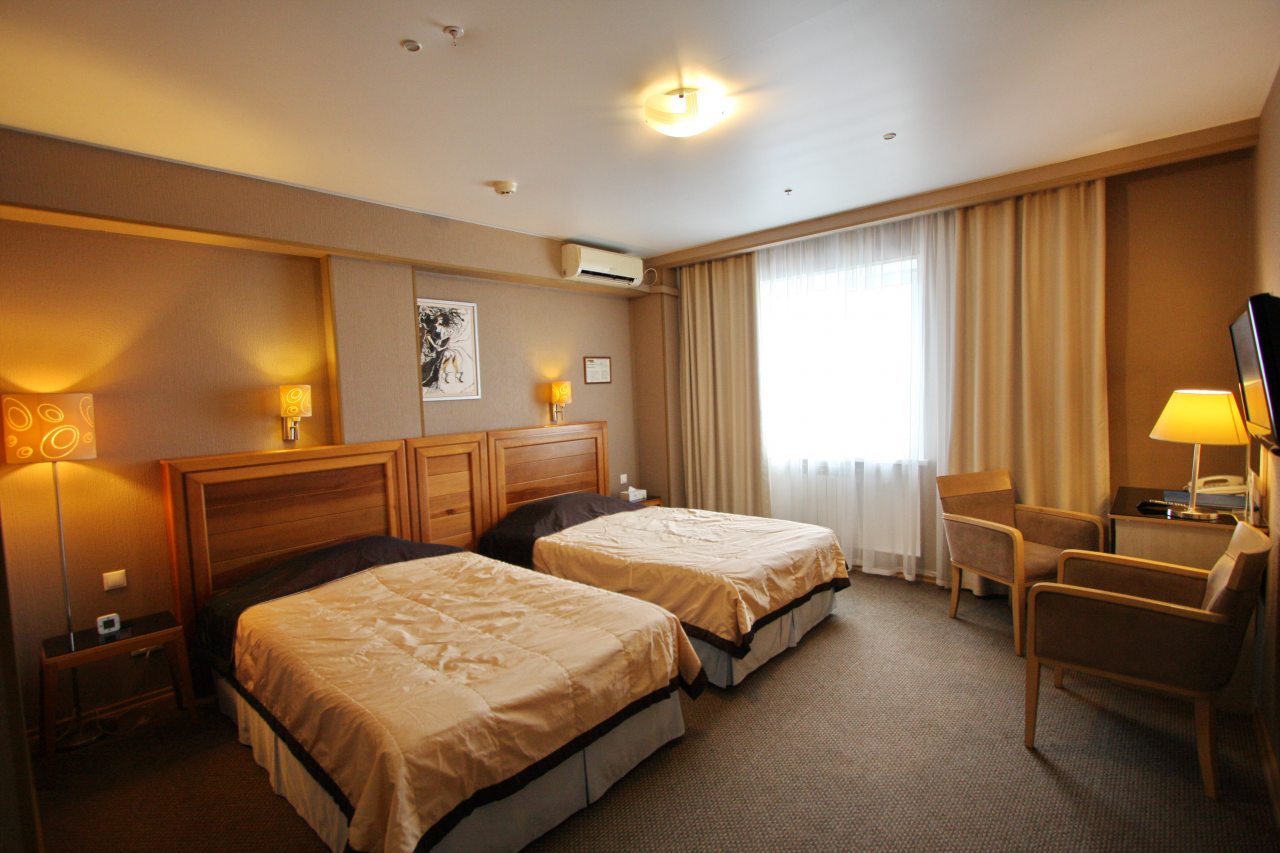 Двухместный (1 категория, С 2 раздельными кроватями) гостиницы Аванта, Владивосток