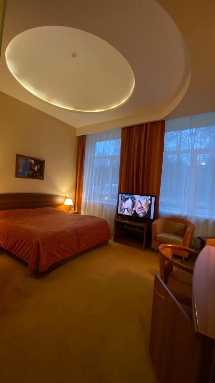 Двухместный (Стандартный двухместный номер с 1 кроватью) отеля Парк-Отель, Дубна, Московская область