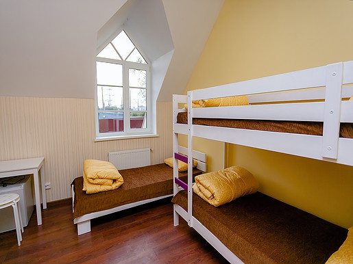 Трехместный (С двухъярусной кроватью) гостевого дома На Ясной, Мурино