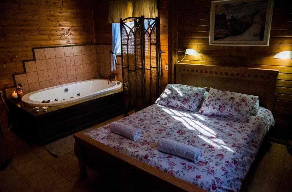 Двухместный (Двухместный номер с 1 кроватью и гидромассажной ванной) отеля Batei Nurit, Мошав-Рамот