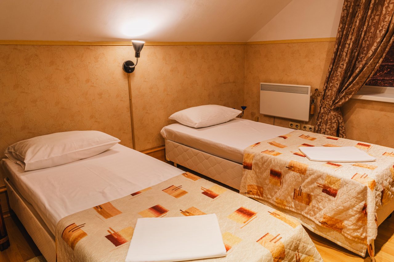 Четырехместный (Семейный двухкомнатный четырехместный блок (номер третий категории)), Отель Патио