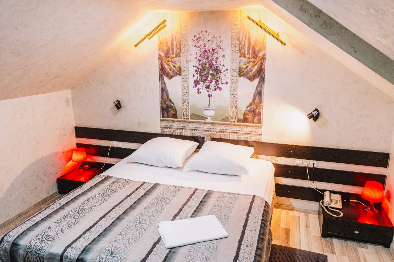 Четырехместный (Семейный двухкомнатный четырехместный блок (номер третий категории)), Отель Патио