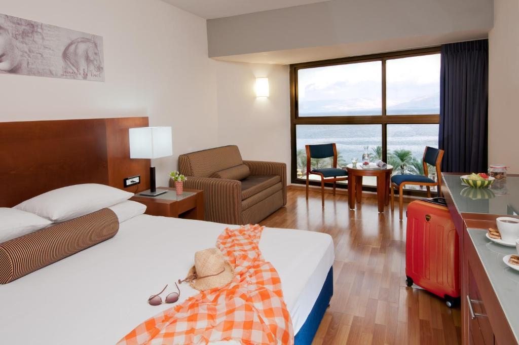 Двухместный (Двухместный номер Делюкс с 1 кроватью и видом на море) отеля Leonardo Hotel Tiberias, Тверия