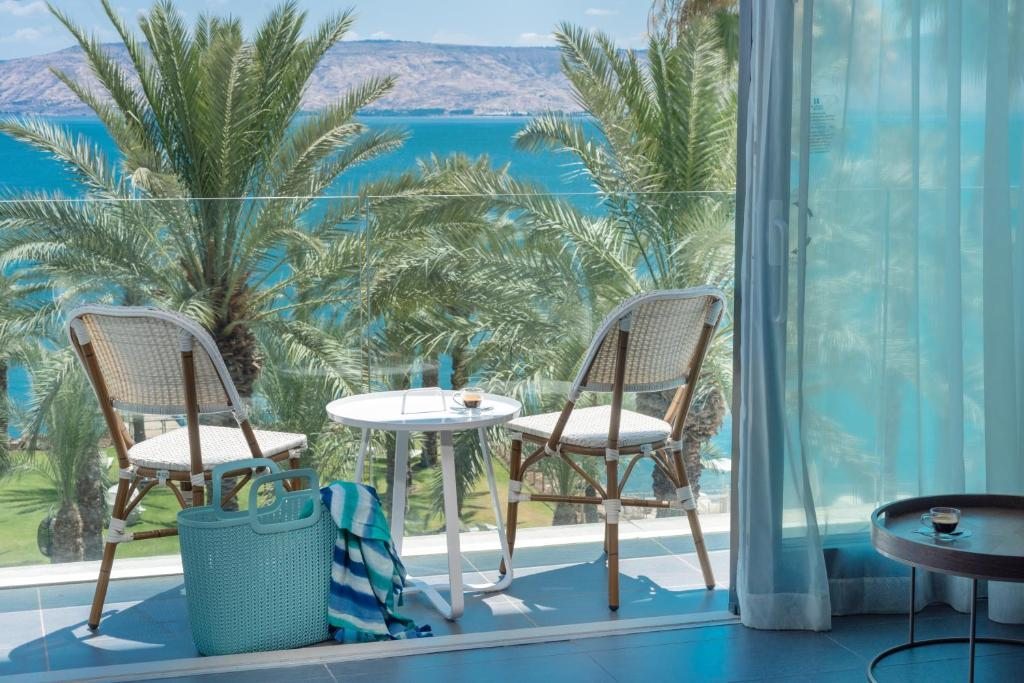 Двухместный (Двухместный номер Делюкс с 1 кроватью и панорамным видом на море) отеля U Boutique Kinneret by the Sea of Galilee, Тверия