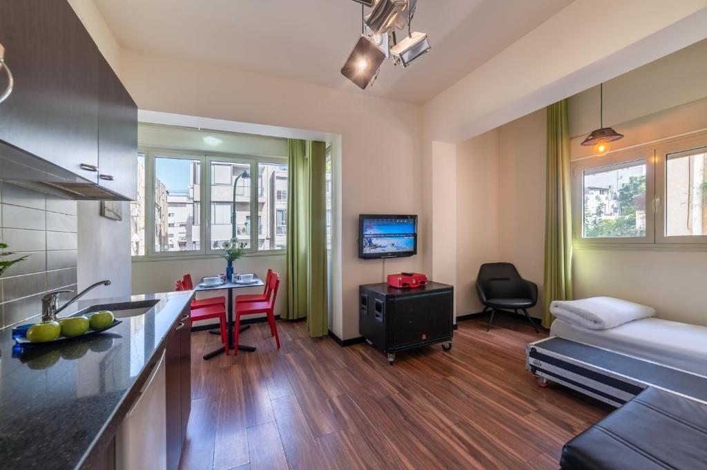 Апартаменты (Апартаменты с 2 спальнями) отеля Ben Yehuda Apartments, Тель-Авив