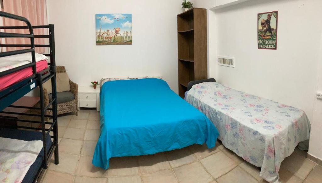 Трехместный (Трехместный номер эконом-класса с общей ванной комнатой) гостевого дома Low-Cost Guesthouse, Тель-Авив