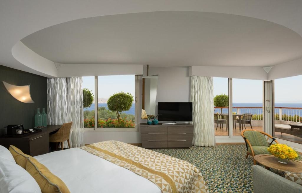 Двухместный (Двухместный номер с 1 кроватью и террасой) отеля Dan Eilat Hotel, Эйлат