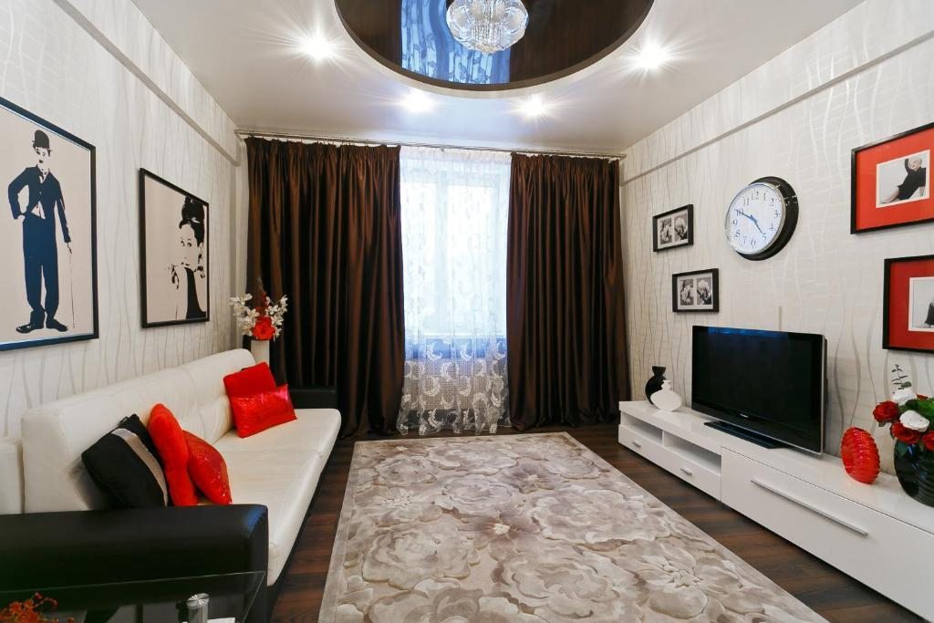 Апартаменты (Улучшенные апартаменты с 1 спальней (для 4 взрослых): проспект Независимости, 44) апартамента Studiominsk Apartments, Минск