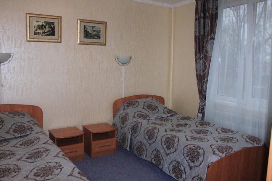 Двухместный (Улучшенный двухместный номер с 2 отдельными кроватями) отеля Лут, Лобня