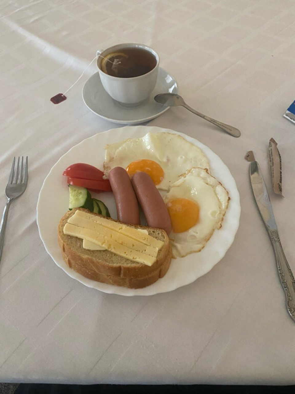 Континентальный завтрак, Гостиница Приокская
