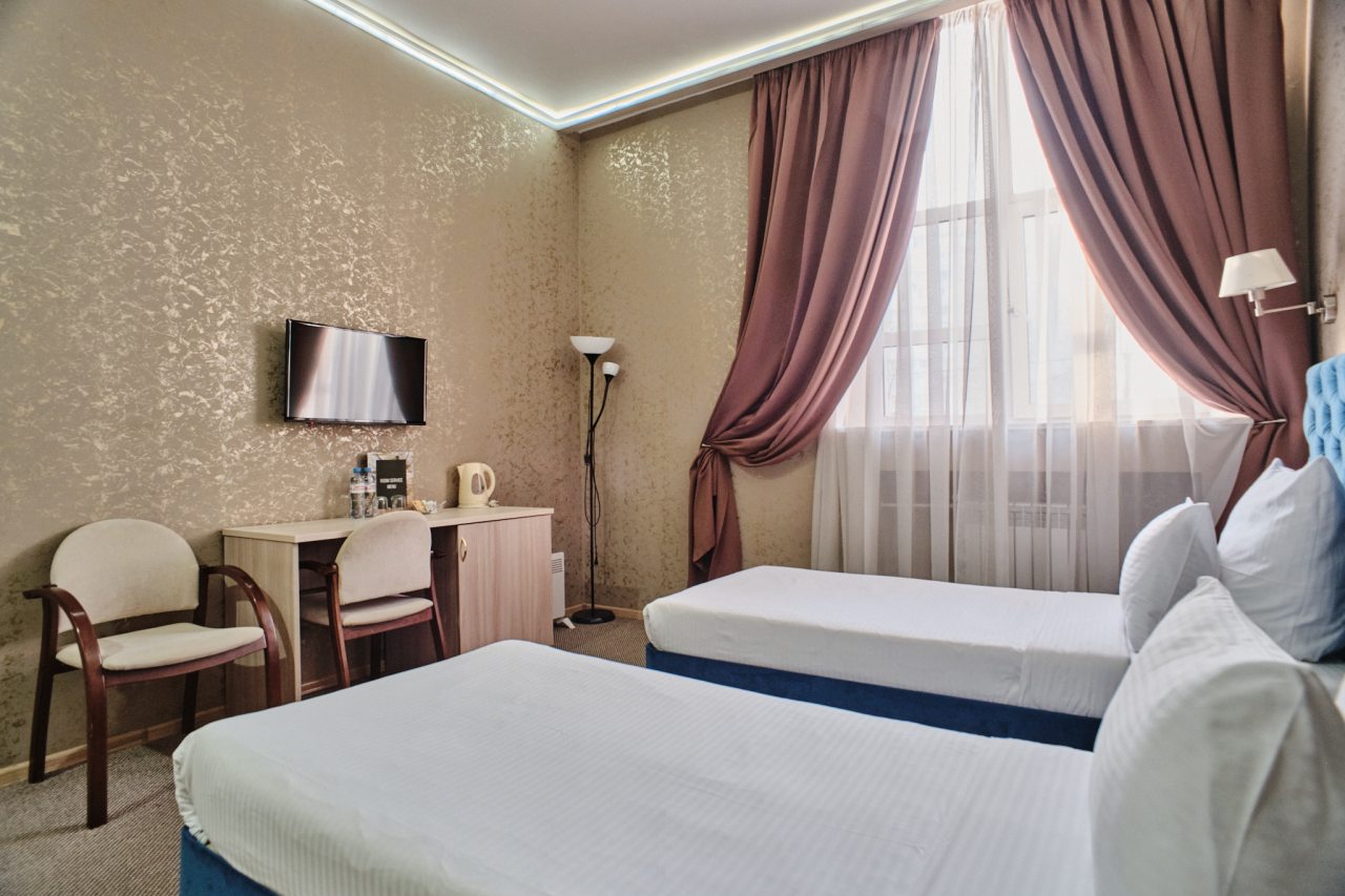 Двухместный (Стандарт с двумя одноместными кроватями), Гостиница Fortis