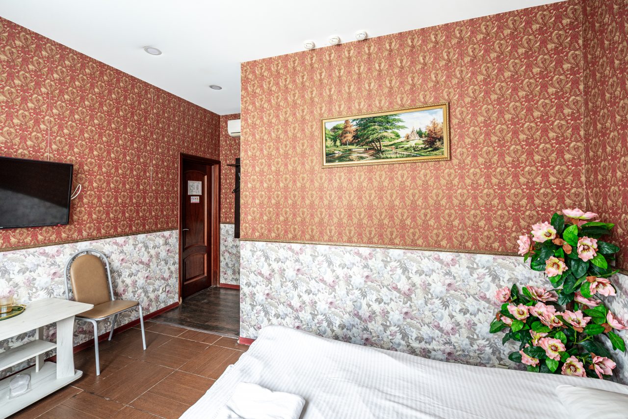 Комфорт двухместный с 1 двуспальной кроватью