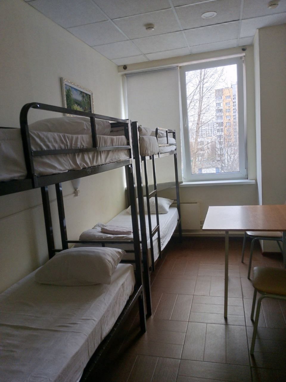 Место в четырёхместном общем номере