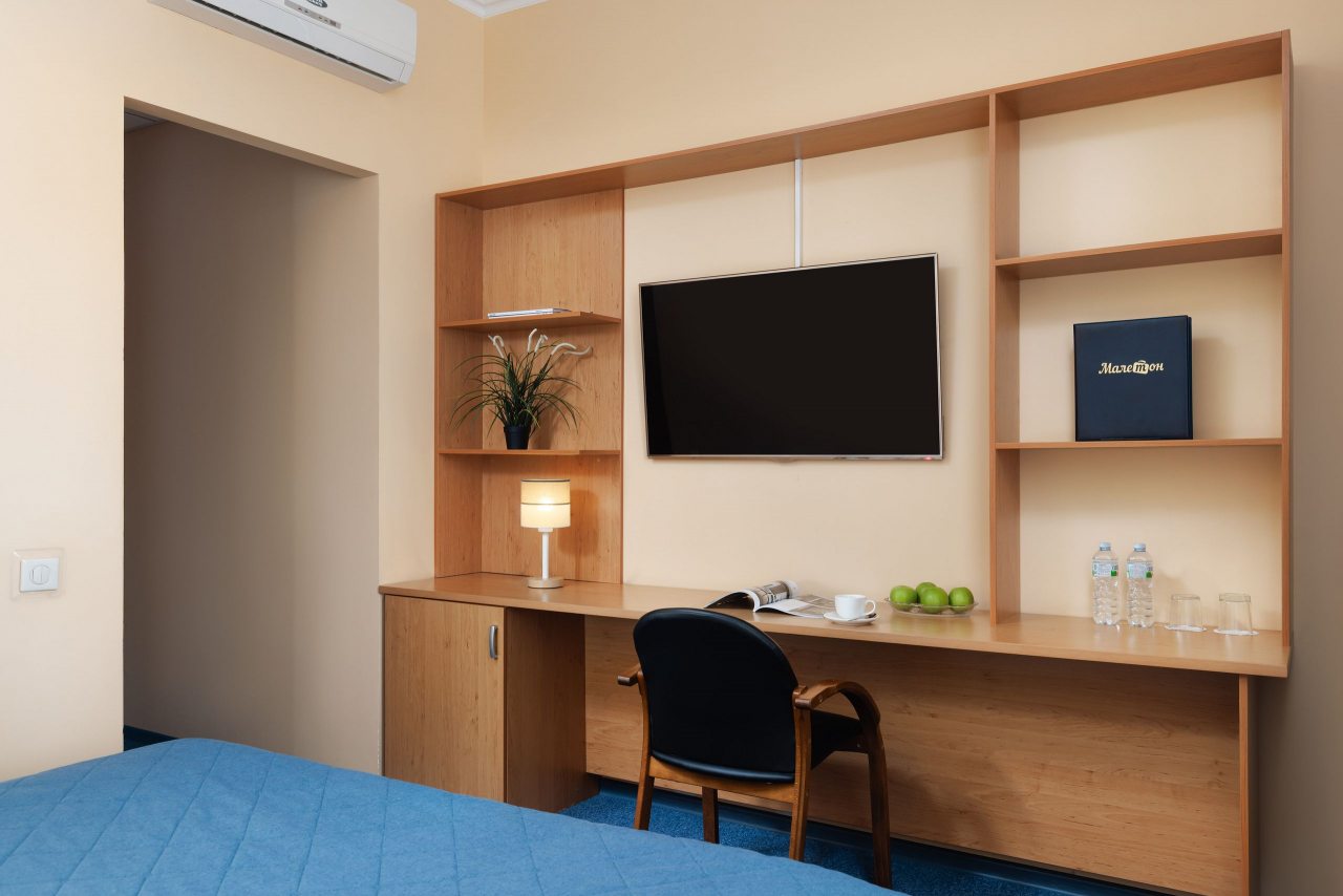 Двухместный (Номер с 1 двуспальной кроватью (Double room)), Отель Малетон (Анохина)