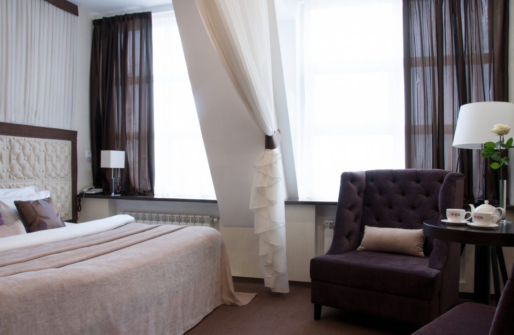 Двухместный (Комфорт с кроватью king size) гостиницы Мистер Жулебин, Москва