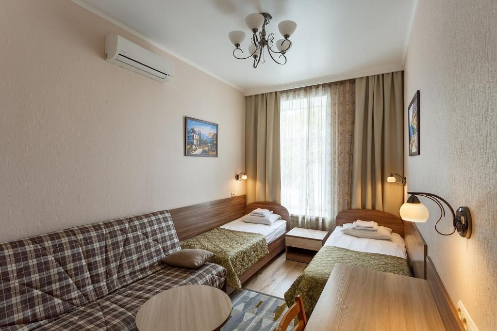 Двухместный (Стандартный двухместный номер с 2 отдельными кроватями) мини-отеля на Маросейке, Москва