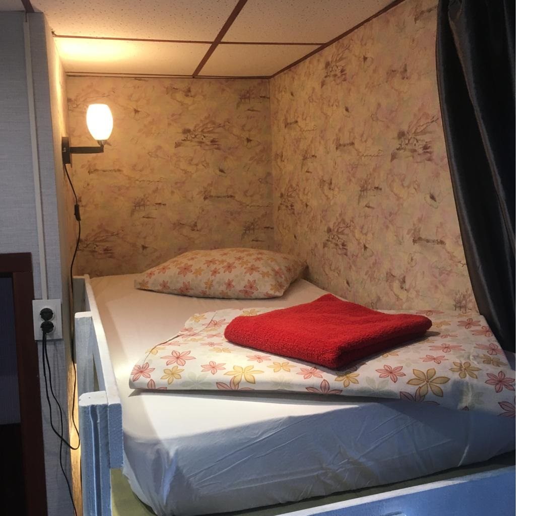 Двухместный (Эконом с двумя раздельными кроватями без окна) хостела Mila Guest House, Москва