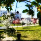 Прогулочная аллея у отеля Уралочка.