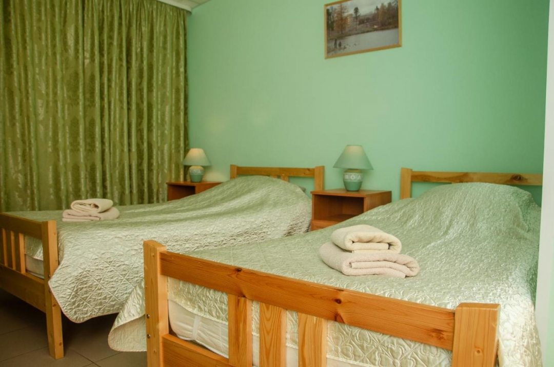 Двухместный (Номер с двумя 1,5 сп. кроватями и с удобствами в номере) мини-отеля Регион, Гатчина
