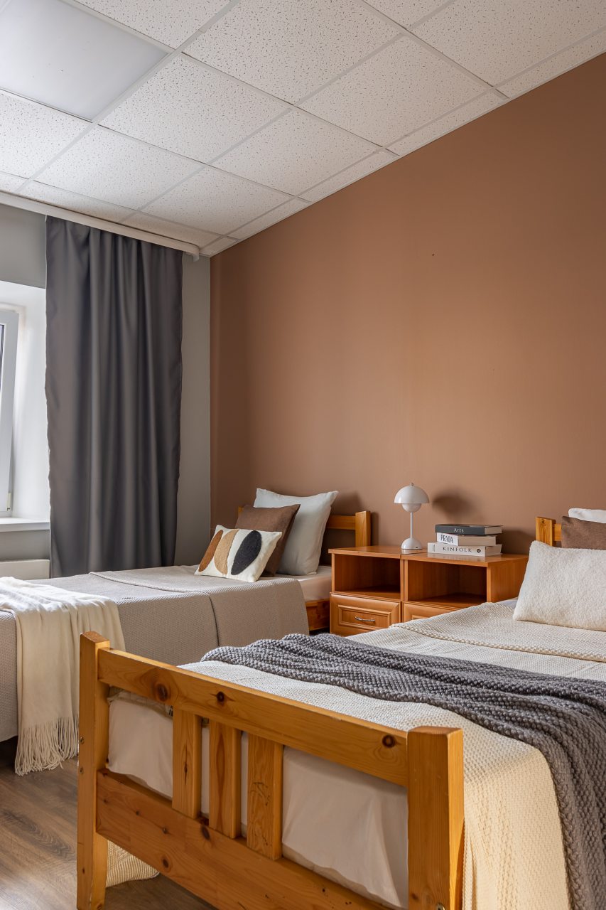 Двухместный (Стандартный  номер с 2 кроватями и собственной ванной), Отель Номера в Гатчине