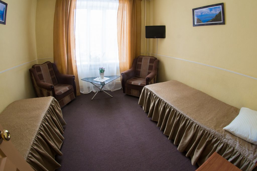 Двухместный (Стандартный, С 2 отдельными кроватями) гостиницы Электрон, Новосибирск