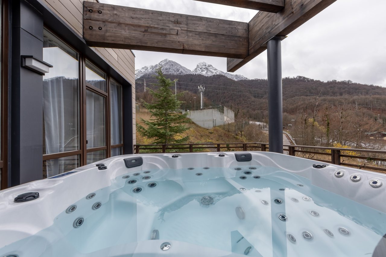 Вилла (С джакузи и видом на горы), Апарт-отель SKYPARK