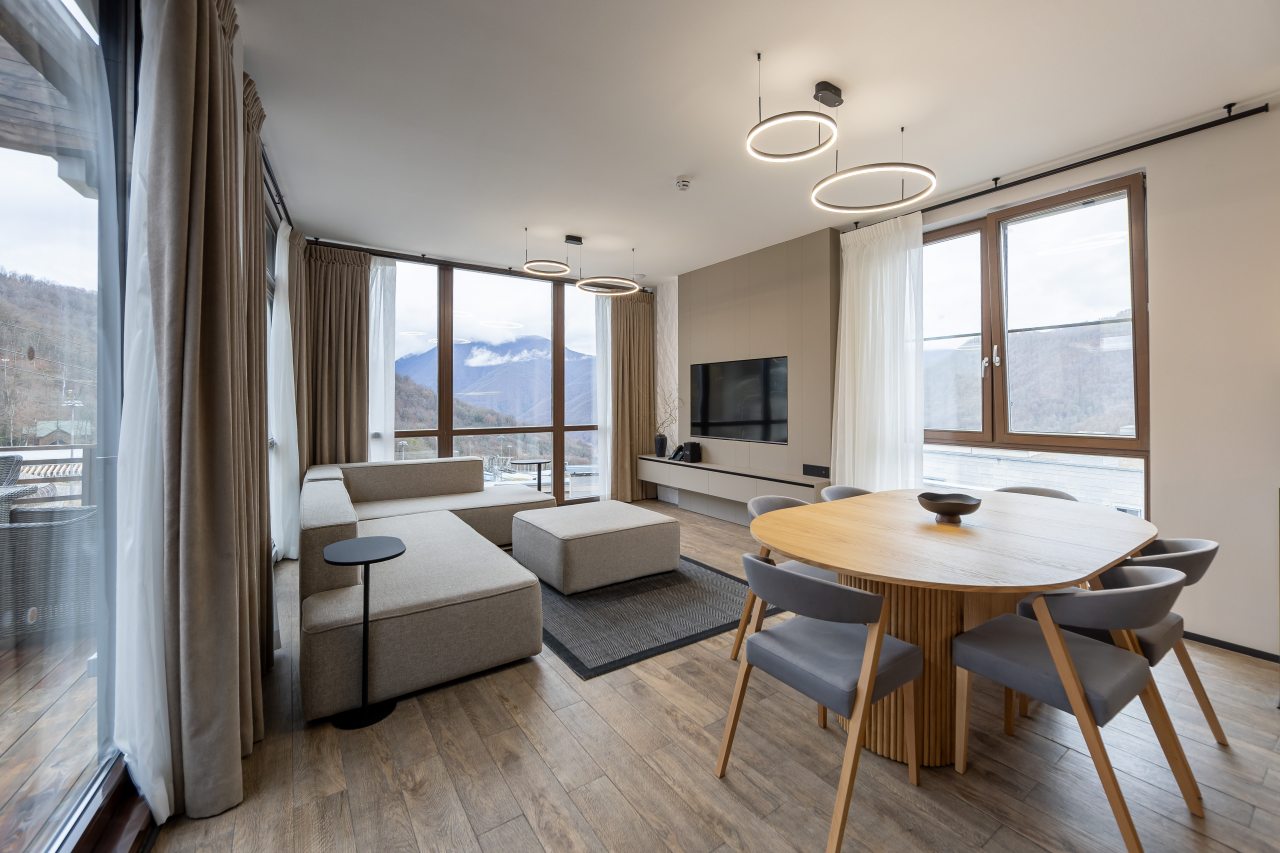 Вилла (С джакузи и видом на горы), Апарт-отель SKYPARK