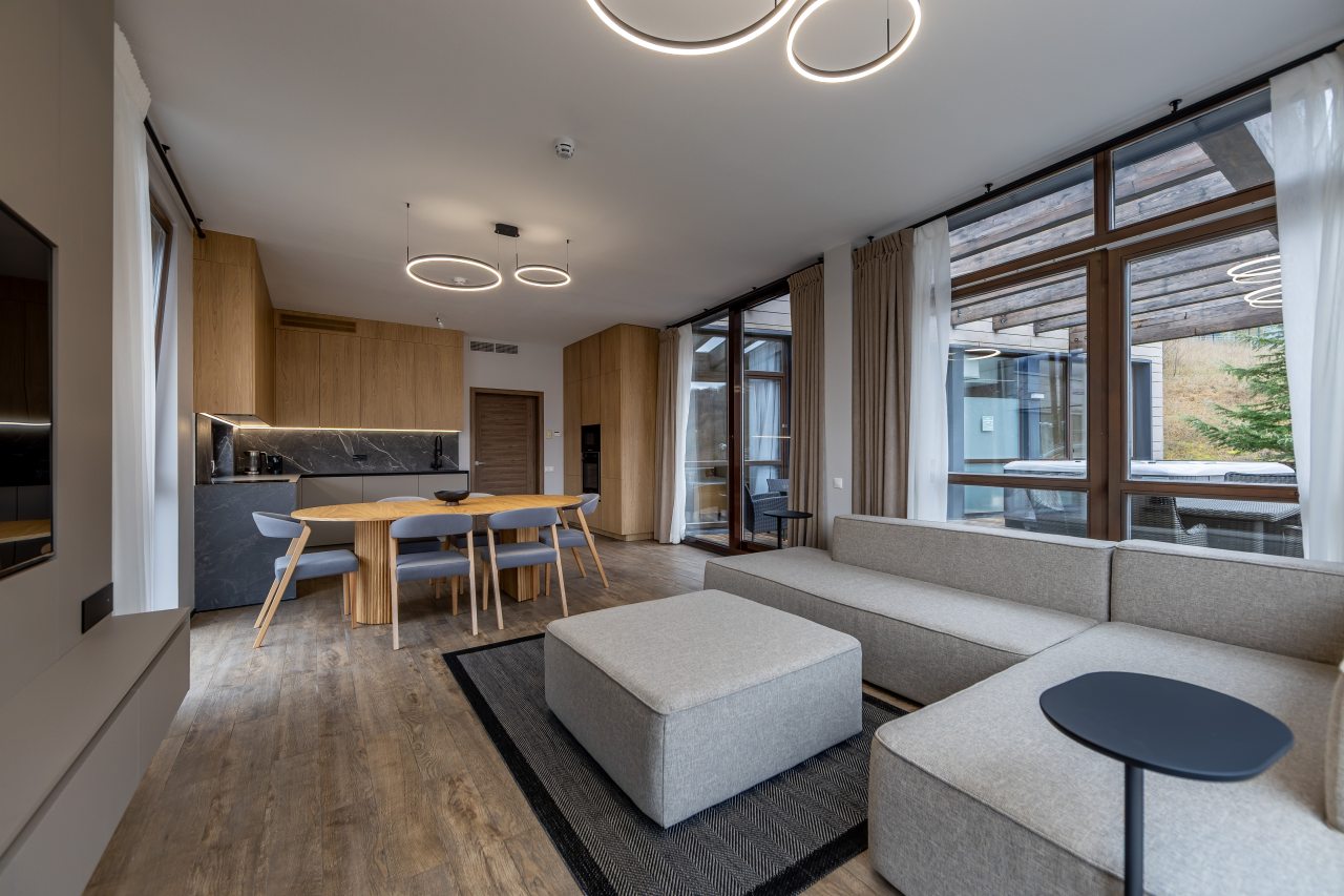 Вилла (С джакузи и видом на горы), Апарт-отель SKYPARK