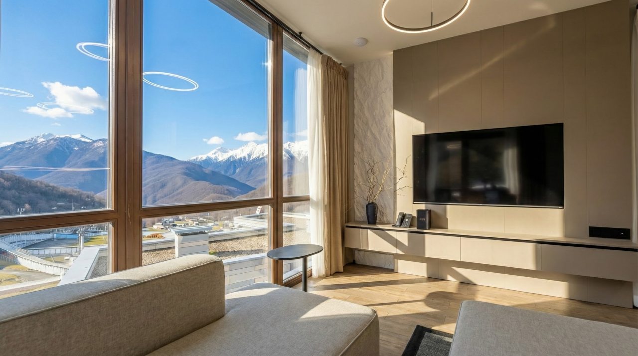 Вилла (С джакузи и видом на горы), Апарт-отель SKYPARK