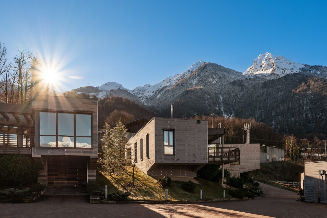 Вилла (С 4 спальнями, панорамный вид на горы), Апарт-отель SKYPARK