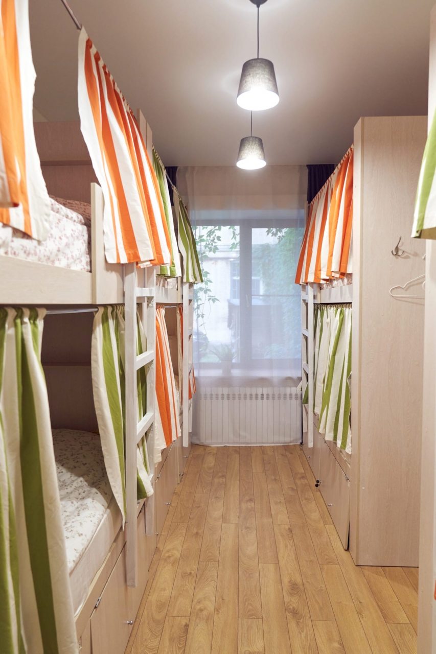 Пятиместный (С удобствами в номере и доп местом), Хостел Bigland